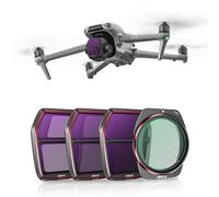 STARTRC Air 3S ND & CPL Filtres pour Accessoires de pour DJI Air 3S Drones, Ensemble de 4 Filtres (ND16/64/256/CPL), Filtres de Densité Neutre pour Accessoires de Lentille de Drone, Verre Optique HD M