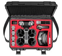 STARTRC Avata 2, étui de transport rigide étanche pour DJI Avata 2 Fly More Combo avec lunettes DJI 3/RC Motion 3/FPV Remote Controller 3, hub de chargement de batterie, accessoires de drone FPV