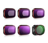 STARTRC Ensemble de filtres ND pour DJI Mini 4 Pro Accessoires - Pack de 6 (ND8, ND16, ND32, ND64, ND256, CPL) (Version en Aluminium)