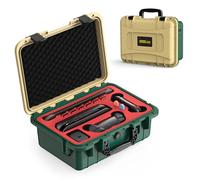 STARTRC GAMES Étui de transport rigide pour Nintendo Switch 2, professionnel de luxe étanche IP67, doublure douce, étui de voyage rigide pour manette Nintendo Switch 2 Pro et accessoires (jaune et