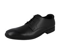 Startrite Academy Black Leather Boys Lace Up Formal School Shoes UK 6½ F