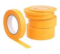 STARVA ST 18 PCS Ruban de Masquage pour la Peinture, 9 mètre de long 3 Paquet de 6 Ruban Masquage Peinture 3/6/9/12/18/24MM, Ruban Adhésif de Masquage pour la Décoration de l'artisanat