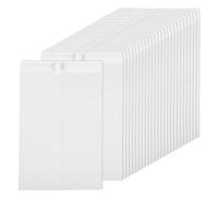 STARVAST Lot de 50 Enveloppes Blanches C4, Pochettes Bande Adhésive, Enveloppes Auto Adhésives pour le Courrier Professionnel et Privé (324 x 229 mm)
