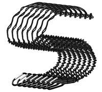 STARVAST Lot de 8 protections d'outils pour travaux en hauteur, protection contre les chutes, anti-chute, corde à outils avec mousqueton pour couvreur