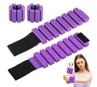 Starvortex 2PCS Poids Cheville et Poignet, Poids Poignet Réglables et Portable, Pilates Accessoires pour Femme, Leste Cheville en Silicone pour Yoga, Danse, Pilates, Exercices de Piscine et Jogging