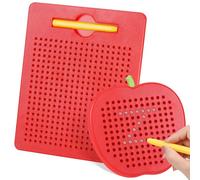 Starvortex 2Pcs Tablette Magnetique Enfant, Mini Tableau Magnetique Enfant en ABS Résistant, Tablette Magique avec Pinceau Magnétique, Ardoise Magnetique adaptés à la Peinture et à l'Écriture