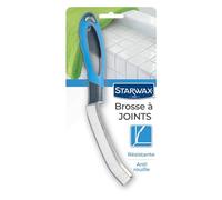 STARWAX Brosse à Joints - 1x - Idéale pour Récurer les Joints de Carrelage, les Recoins et les Angles Grâces a sa Tête étroite - Poignée Egonomique - Anti -Rouille