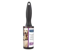 STARWAX - Brosse adhésive lable - enlève poils, poussières, peluches et cheveux - lavable - sans recharge - solide - Conception française - poignée ergonomique, Noir & Bleu