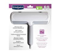 STARWAX - Brosse Anti-Poils Animaux - Capture efficacement Poils et Cheveux - Réutilisable, sans Piles - Bac à poussière XXL - Utilisation Facile - pour Textiles, canapés, Voiture, vêtements