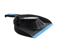 STARWAX - combiné pelle-balayette - ramassage d'appoint - bords cranté - ergonomique - fibres fleurées pour absorbtion de la poussière - conception française - 33cm