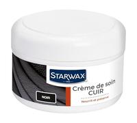 STARWAX - Crème de soin pour cuirs colorés - Entretien et préserve la souplesse et la brillance - Réhydrate - Pénètre en profondeur - Couleur Noir - Fabriqué en France - 150ml