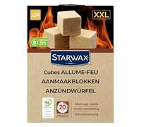 STARWAX Cubes allume feu XXL PEFC lot de 34