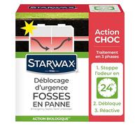 STARWAX Déblocage d'urgence pour fosses septiques 600g