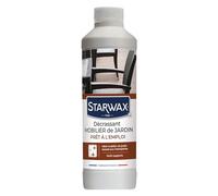 STARWAX - Décrassant mobilier de jardin - Prêt à l'emploi - Idéal mobilier de jardin exposé aux intempéries - multi-supports - Fabriqué en France - 500ml