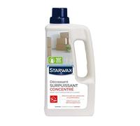 STARWAX Décrassant Surpuissant Concentré - Désincruste les Salissures en Profondeur - Idéal pour les Travaux et Déménagement - Fabriqué en France - 1 L - Jusqu'a 1600 m2