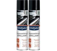 STARWAX - Dépoussiérant Brillant - Effet Protecteur Anti-Tache - Antistatique - Pour Vernis, Mélaminé, Marbre, Laque - Propreté et Brillant pour Surfaces Lisses - Fabriqué en France - 400 ml