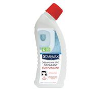 STARWAX - Détartrant Décapant Surpuissant Gel pour WC - Action choc - Compatible fosses septiques - Dissout le tarte - Efficace sur fond de cuvette - Fabriqué en France - 750ml