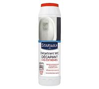 STARWAX - Détartrant Wc Décapant Poudre Active - Spéciales Trainées Tenaces -Rénove Parois et Fonds de Cuvettes-Efficace même sous l'Eau-Compatible Fosse Septique-Action Choc - Fabriqué en France-1 kg