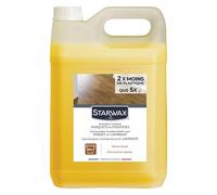 Starwax Entretien brillant pour parquets et sols stratifiés – Nettoie et ravive – Sans rinçage – 5 L