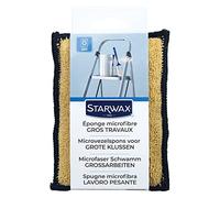 STARWAX Eponge Microfibre Gros travaux X1 - Idéale pour Les Gros nettoyages, Le décollage du Papier Peint, Le lessivage des Murs et plafonds,
