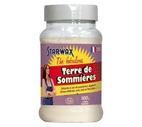STARWAX FABULOUS Détachant Terre de sommières 200g | Argile absorbante, taches grasses sur textiles délicats cuir moquettes et pierre, détachant à sec