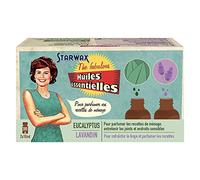 STARWAX FABULOUS Huiles Essentielles Lavandin & Eucalyptus - 2x 10 ml - Pour Parfumer les Recettes de Ménage