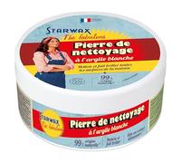 Starwax Pierre de nettoyage The Fabulous – À l'argile blanche, Toutes surfaces – 300 g