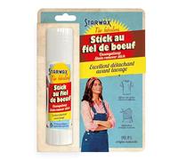 STARWAX FABULOUS Stick au fiel de bœuf, 40 g | Efficace sur 18 des 19 taches testées, application précise sans contact avec les mains