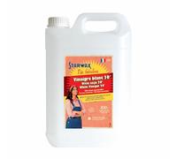 STARWAX FABULOUS Vinaigre blanc ménager 20° 5L | Détartrant surpuissant, robinetterie carrelage paroi de douche et textile, issu de betteraves, fabriqué en France