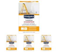 STARWAX - Lessive Chantier Ultra Concentrée - Lessivage et Décrassage Intensif avant Travaux - Nettoie - Dégraisse - À Base de Cristaux de Soude - Sols, Murs, Plafonds - Fabriqué en France - 1,4 kg