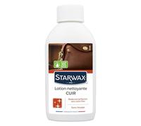 STARWAX - Lotion nettoyante cuir sans rinçage - Spéciale cuirs chaussures et délicats - Nettoie, hydrate et préserve la souplesse - À la lanoline - Fabriquée en France