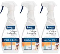 STARWAX Nettoyant Anti-Calcaire pour Cabine de Douche - 3x 500ml - Idéal pour Éliminer le Calcaire d'une Cabine de Douche