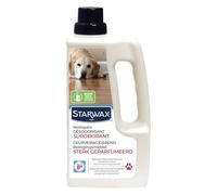 STARWAX Nettoyant surodorant spécial milieu animal - Idéal pour nettoyer, désodorise les foyers avec animaux - Contre les Mauvaises Odeurs 1L