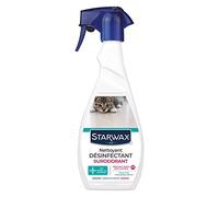 STARWAX - Nettoyant Désodorisant Surodorant Spécial milieu animal - Spray 500ml Prêt A l'Emploi - Nettoie, Désodorise et Masque les Odeurs Fortes - jusqu'à 8h - Fabriqué en France