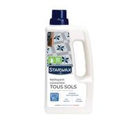 Starwax – Nettoyant concentré sols intérieurs 1 L — Sans rinçage, jusqu'à 50 nettoyages