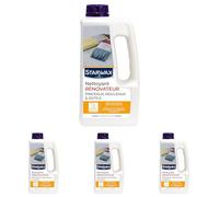 STARWAX - Nettoyant rénovateur pinceaux, rouleaux et outils. Efficace même sur pinceau sec. Efficace pour le nettoyage des taches et projections de peinture. Fabriqué en France - 1L (Lot de 4)