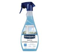 STARWAX - Nettoyant Spécial Vitres et Miroirs - Anti-Traces - Anti-réancrassement -Enrichi en Alcool - Séchage Rapide - Compatible panneaux solaires - Fabriqué en France - Parfum Citron - 500 ml