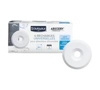Starwax Tablettes absorbeur d'humidité – Évite moisissures, anti-odeur, sans colorant ni parfum – x4