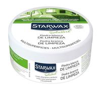 Starwax Pierre de nettoyage blanche polyvalente - 100 % d'origine naturelle - Nettoie, dégraisse et polit