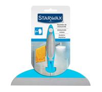 Starwax Raclette de douche 230 mm bleu/gris – Idéale pour parois de douche – Fabriquée en France