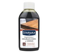 STARWAX - Régénérateur Meubles Cirès et Vernis - Estompe Eraflures et Taches - Nettoie, Ravive la Teinte et Redonne l'Eclat - Teinte Bois Foncé - Fabriqué en France - 250 ml
