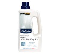 STARWAX Rénovateur Brillant Protecteur pour Sols PVC - 1L - Idéal pour Donner de la Brillance aux Sols en PVC - Protège de l’Usure et des Taches - Non Glissant