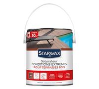 STARWAX Saturateur haute protection pour terrasses en bois 2,5L Teck