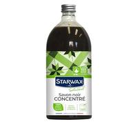 STARWAX Savon Noir Huile d'Olive, 1L | Savon noir concentré à l'huile d'olive, multi-usages maison, linge et jardin, sans rinçage