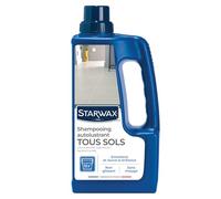 Starwax - Shampooing autolustrant sols intérieurs - Nettoie et ravive la brillance - 2 en 1 - 1 L