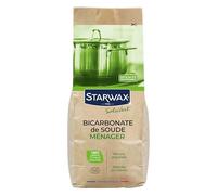 STARWAX SOLUVERT - Bicarbonate de soude ménager - 1kg - Multifonctions : Récure, dégraisse, absorbe les odeurs, assouplit le linge - 100% d'origine naturelle - - Fabriqué en France