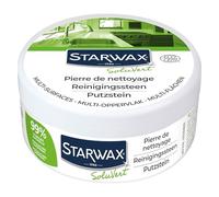 STARWAX SOLUVERT - Pierre Blanche de Nettoyage Multi-Surfaces - Produit d'Entretien Multi-Usage - Parfum Sans Allergènes - 100% de Matières Actives d'Origine Naturelle - Fabriquée en France - 375 g