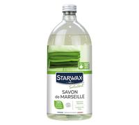 STARWAX SOLUVERT - Savon de Marseille Liquide - Multi Usages - Nettoie, Détache, Dégraisse et Préserve les Couleurs - - Fabrication Française - 1l