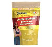 STARWAX THE FABULOUS - Acide Citrique - Détartre les appareils ménagers - Enlève le calcaire - Fait briller la salle de bain - 100% d'origine naturelle - Maxi format 2.5kg