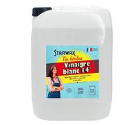 STARWAX THE FABULOUS - Vinaigre blanc ménager - Anti calcaire - Détartrant - Dégraissant - Détachant - Nettoyant - 100% d'origine naturelle - Format 20L